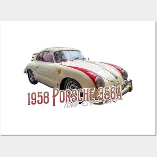 1958 Porsche 356A 1600 Super Coupe Posters and Art